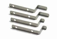 GS11 Zubehör 1 Satz Edelstahlhalter Einhängewinkel für Spannrahmen